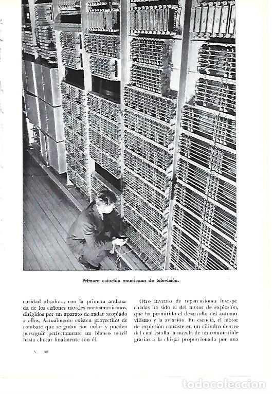 Outros artigos de papel: LAMINA 41356: Primera estacion americana de television - Pijoan