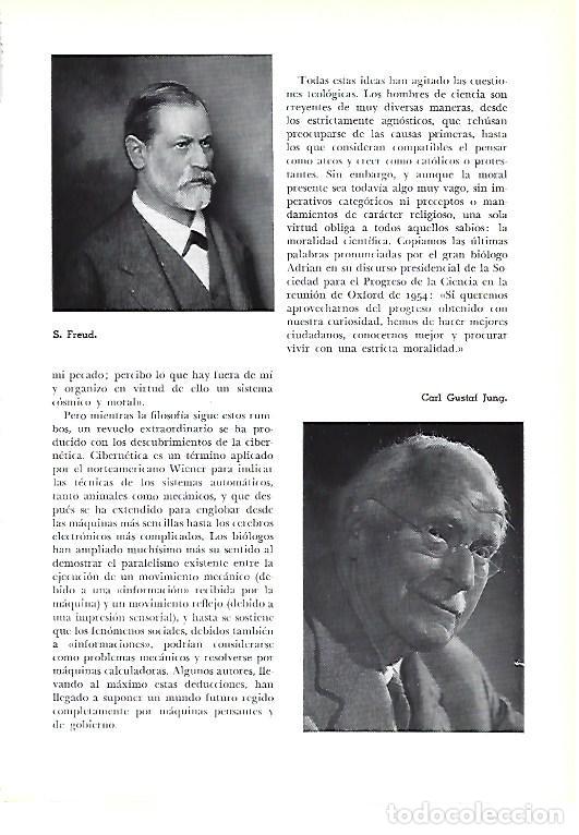 Outros artigos de papel: LAMINA 41361: S. freud y Carl Gustav Jung - Pijoan