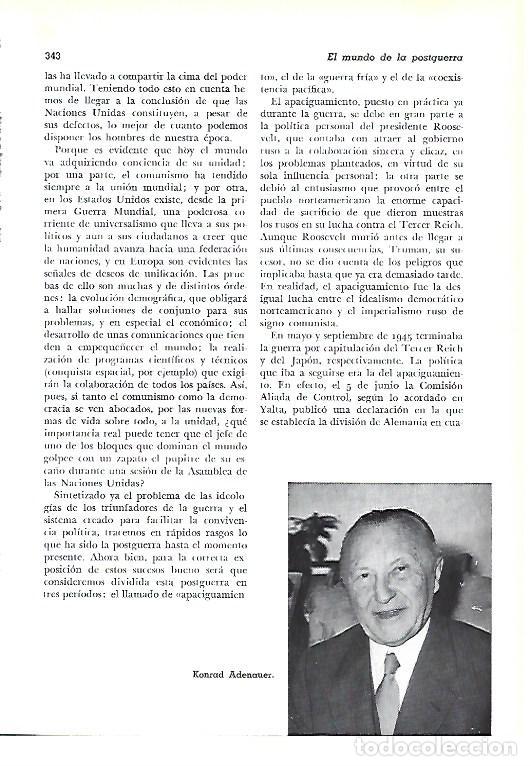 Otros art&iacute;culos de coleccionismo en papel: LAMINA 41365: Konrad Adenauer - Pijoan