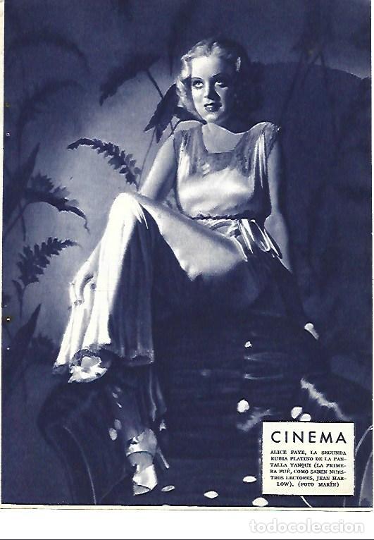 Otros art&iacute;culos de coleccionismo en papel: LAMINA 41413: Alice Faye - VVAA