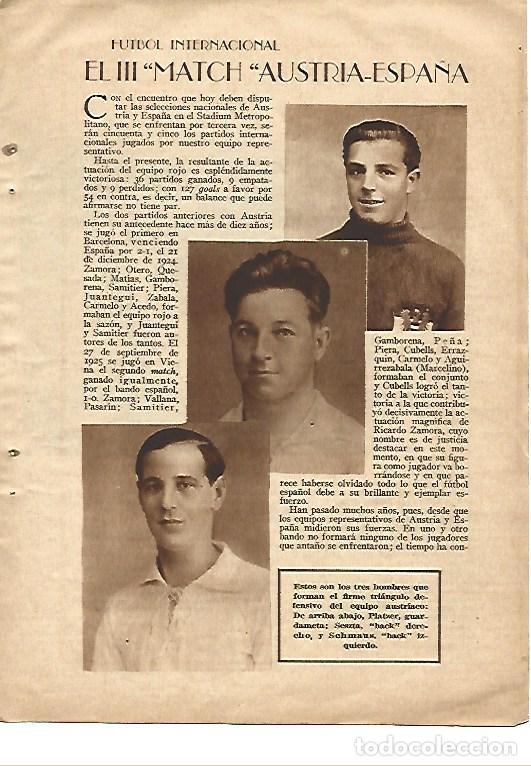 Otros art&iacute;culos de coleccionismo en papel: LAMINA 41391: Los jugadores de Austria Platzer, Seszta y Schmaus - VVAA