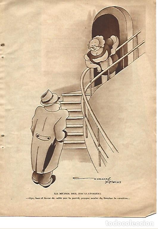 Otros art&iacute;culos de coleccionismo en papel: LAMINA 41385: La mujer del escalatorres - VVAA