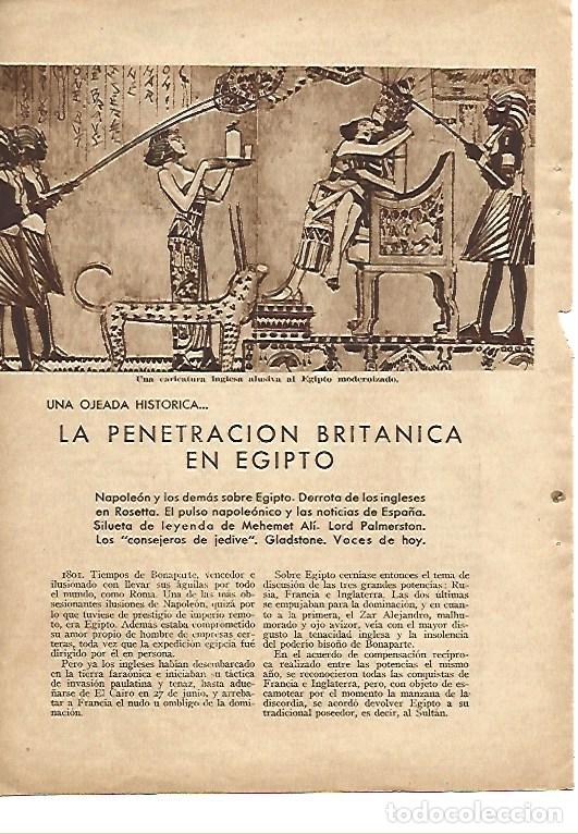 Otros art&iacute;culos de coleccionismo en papel: LAMINA 41423: Caricatura inglesa del Egipto moderno - VVAA