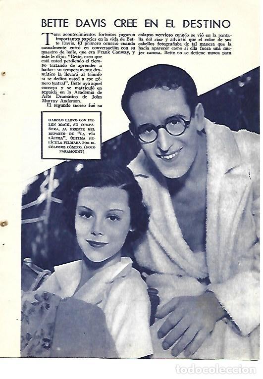 Collectionnisme Papier divers: LAMINA 41415: Harold Lloyd y Helen Mack - VVAA