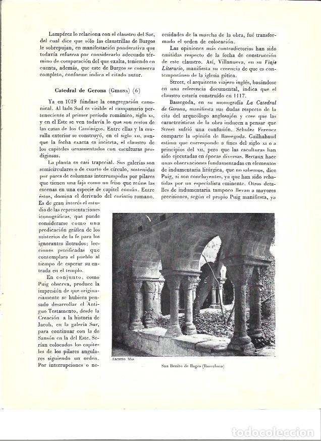 Collectionnisme Papier divers: LAMINA 41454: San Benito de Bages en Barcelona - VVAA