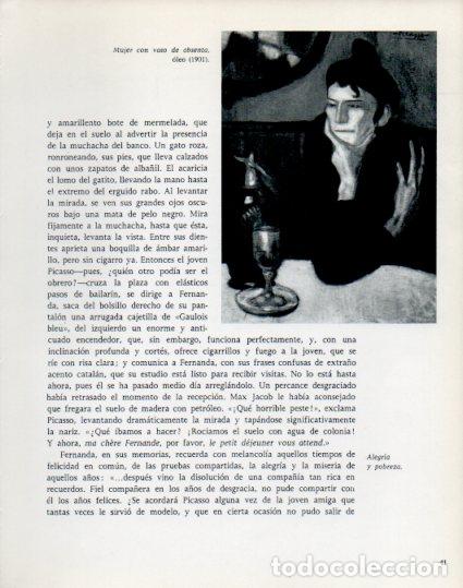 Otros art&iacute;culos de coleccionismo en papel: LAMINA V53875: Picasso. Mujer con vaso de absenta - Lothar-Gunther Buchheim
