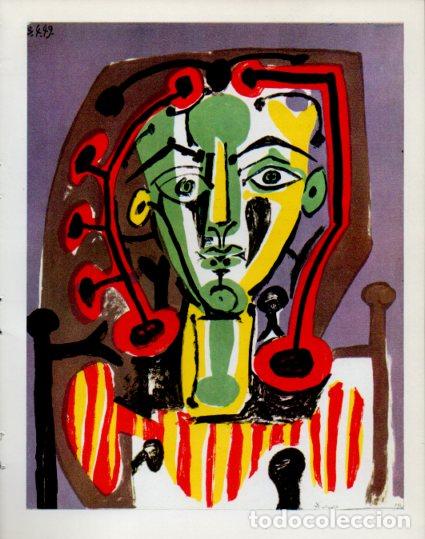Otros art&iacute;culos de coleccionismo en papel: LAMINA V53895: Picasso. Mujer con blusa a rayas - Lothar-Gunther Buchheim