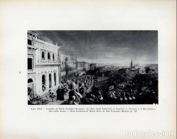 Collectionnisme Papier divers: LAMINA V53927: La Riva degli Schiavoni en Venecia por Leandro Bassano