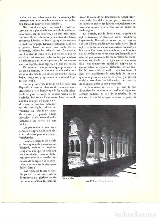 Collectionnisme Papier divers: LAMINA 41471:Detalle de San Pedro el Viejo - VVAA