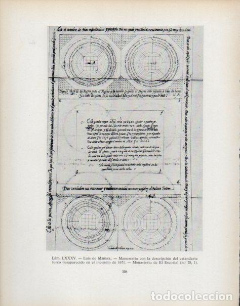 Collectionnisme Papier divers: LAMINA V53950: Manuscrito del estandarte turco desaparecido en un incencio por Luis de Marmol,