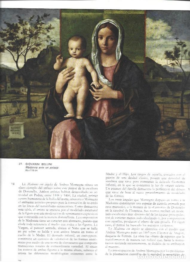 Altri oggetti di carta: LAMINA 41507: Madonna ante un paisaje, por Bellini - VVAA