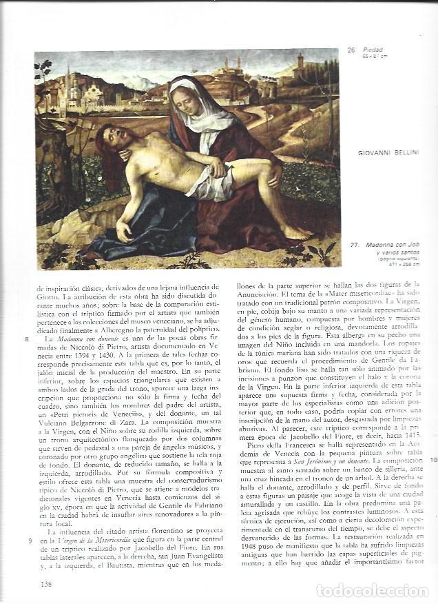 Altri oggetti di carta: LAMINA 41534: Piedad, por Bellini - VVAA