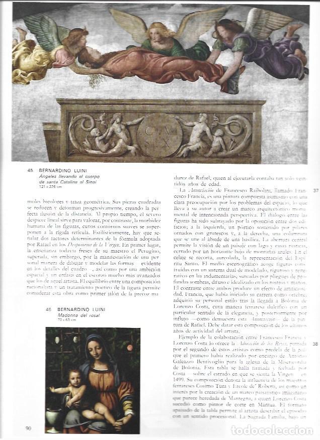 Altri oggetti di carta: LAMINA 41512: Angeles llevando el cuerpo de Santa Cecilia al Sinai, por Luini - VVAA