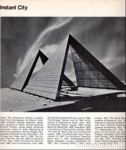 Collectionnisme Papier divers: LAMINA V54002: Stanley Tigerman. Instant City