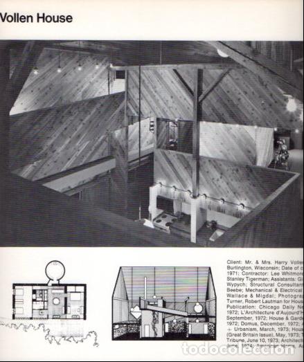 Collectionnisme Papier divers: LAMINA V54007: Stanley Tigerman. Vollen House