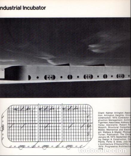 Collectionnisme Papier divers: LAMINA V54010: Stanley Tigerman. Industrial Incubator