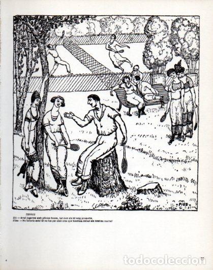 Outros artigos de papel: LAMINA V54477: Tennis per Pidelaserra. Revista Papitu