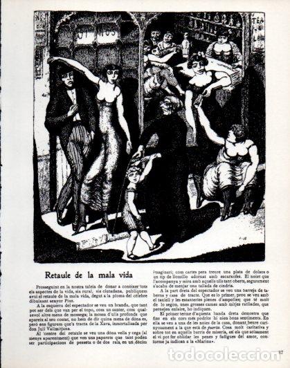 Outros artigos de papel: LAMINA V54482: Retaula per Pidelaserra. Revista Papitu
