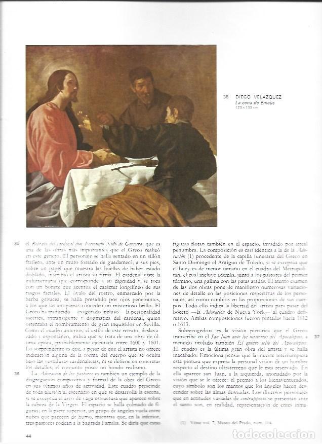 Outros artigos de papel: LAMINA 41572: La cena del Emaus,por Velazquez - Luis Monreal
