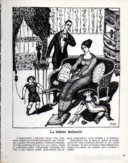 Outros artigos de papel: LAMINA V54487: La infame declaracio per Pidelaserra. Revista Papitu