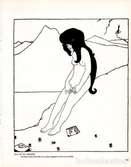 Otros art&iacute;culos de coleccionismo en papel: LAMINA V54527: Eva en el Paradis per Junoy. Revista Papitu