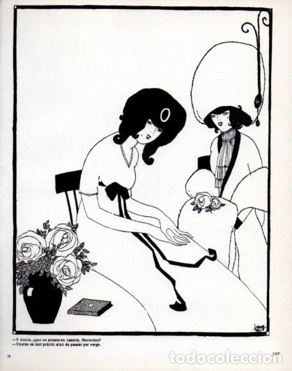 Otros art&iacute;culos de coleccionismo en papel: LAMINA V54529: Pensant en casar-se per Junoy. Revista Papitu
