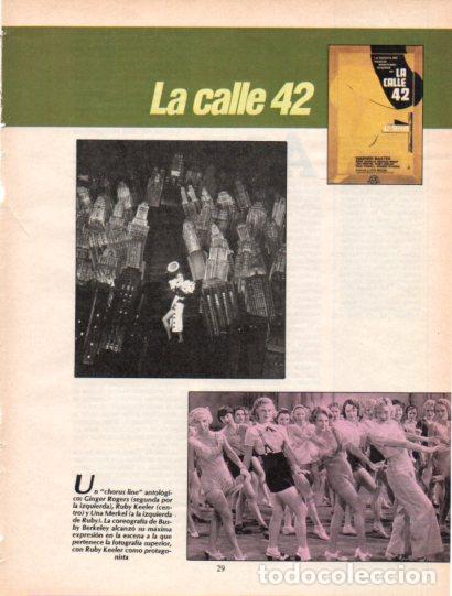 Otros art&iacute;culos de coleccionismo en papel: LAMINA V54544: La calle 42 por Lloyd Bacon
