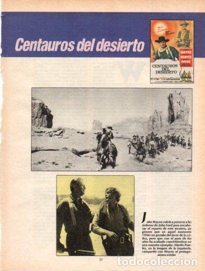 Otros art&iacute;culos de coleccionismo en papel: LAMINA V54547: Centauros del desierto con John Wayne