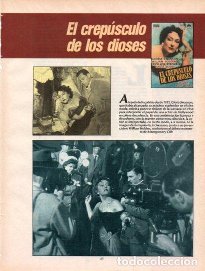 Otros art&iacute;culos de coleccionismo en papel: LAMINA V54552: El crepusculo de los dioses con Gloria Swanson y W. Holden