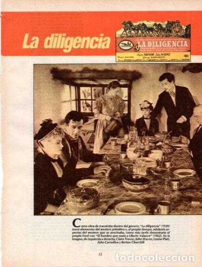 Otros art&iacute;culos de coleccionismo en papel: LAMINA V54557: La diligencia con John Wayne