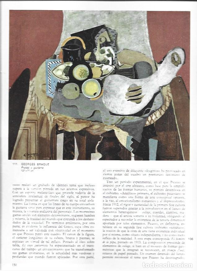 Otros art&iacute;culos de coleccionismo en papel: LAMINA 41616: Frutas y guitarra, por Braque - Luis Monreal