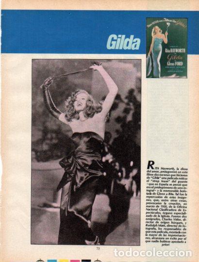 Otros art&iacute;culos de coleccionismo en papel: LAMINA V54567: Gilda con Rita Hayworth y Glenn Ford
