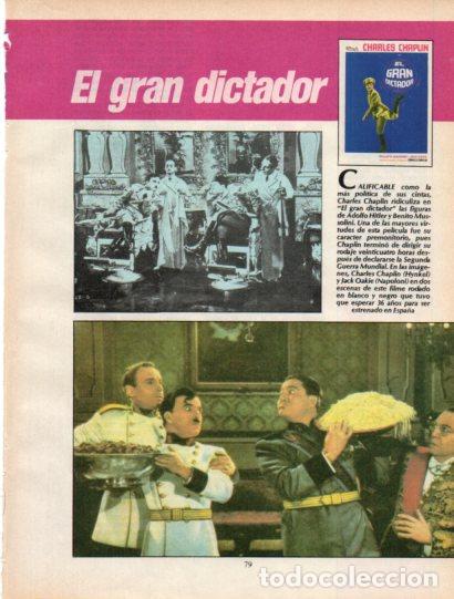 Otros art&iacute;culos de coleccionismo en papel: LAMINA V54569: El gran dictador con Charles Chaplin