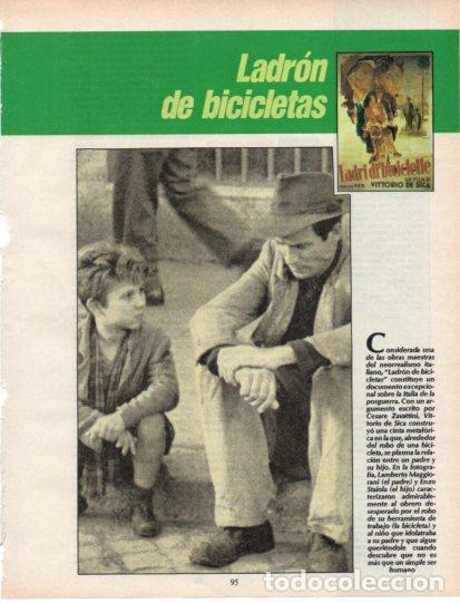 Otros art&iacute;culos de coleccionismo en papel: LAMINA V54577: Ladron de bicicletas por Vittorio de Sica