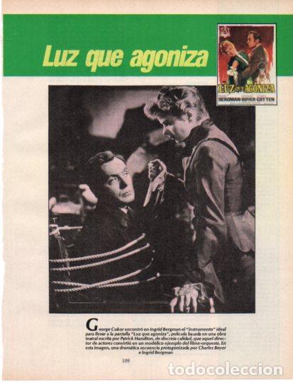 Collectionnisme Papier divers: LAMINA V54584: Luz que agoniza con Charles Boyer e Ingrid Bergman