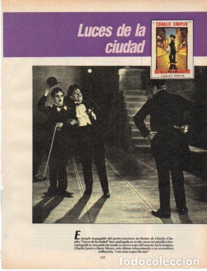 Otros art&iacute;culos de coleccionismo en papel: LAMINA V54582: Luces de la ciudad con Charles Chaplin y Harry Myers