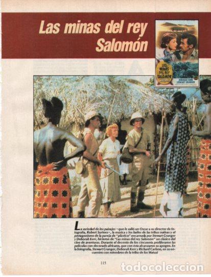 Collectionnisme Papier divers: LAMINA V54587: Las minas del rey Salomon con Stewart Granger y Deborah Kerr
