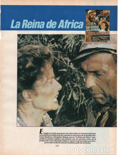 Otros art&iacute;culos de coleccionismo en papel: LAMINA V54609: La Reina de Africa con Katharine Hepburn y Humphrey Bogart