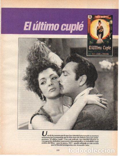 Collectionnisme Papier divers: LAMINA V54624: El ultimo cuple con Sara Montiel