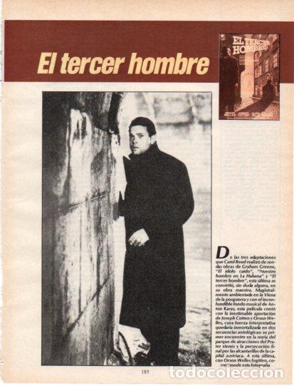 Collectionnisme Papier divers: LAMINA V54622: El tercer hombre con Orson Welles