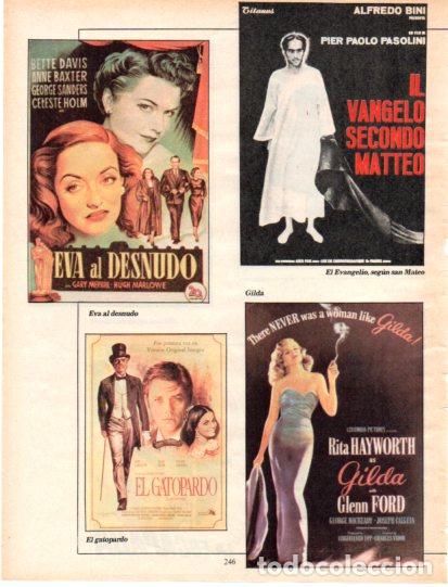 Collectionnisme Papier divers: LAMINA V54649: Carteles de Eva al desnudo y Gilda