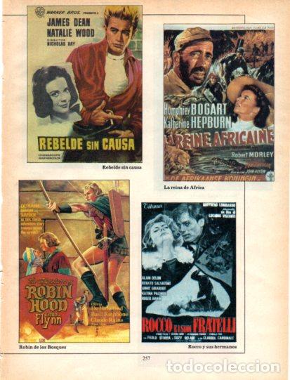 Paper Collecting Others: LAMINA V54662: Carteles La reina de Africa y Rebelde sin causa