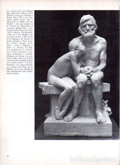 Paper Collecting Others: LAMINA V54677: Escultura Els primers freds per Miquel Blay - Edmon Valles