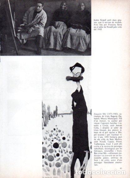Paper Collecting Others: LAMINA V54684: Isidre Nonell al seu taller 1905 i Joaquim Mir per Lluis Bagaria - Edmon Valles