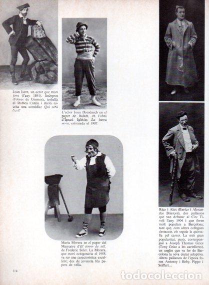 Paper Collecting Others: LAMINA V54709: Actors Joan Isern, Joan Domenech i Maria Morera. Pallassos Briatore - Edmon Valles