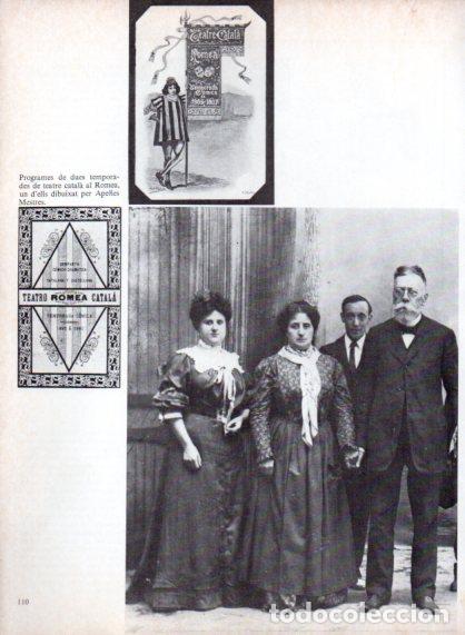 Sammelleidenschaft Andere Papierartikel: LAMINA V54707: Angel Guimera i actors obra L'aranya any 1906 - Edmon Valles