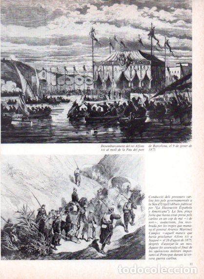 Outros artigos de papel: LAMINA V54727: Desembarcament Alfons XII al moll de la Pau Barcelona any 1875 - Edmon Valles