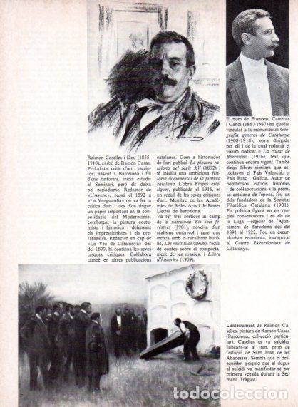 Outros artigos de papel: LAMINA V54734: Ramon Casalles i Dou i Francesc Carreres i Candi - Edmon Valles