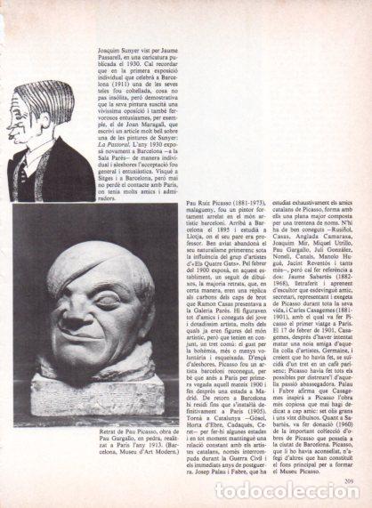 Outros artigos de papel: LAMINA V54754: Picasso per Pau Gargallo - Edmon Valles