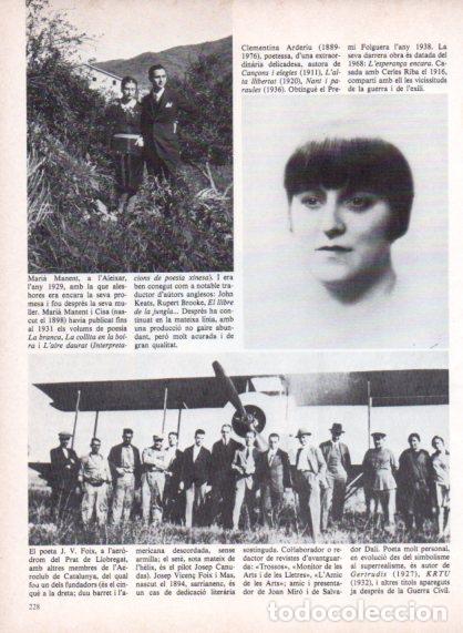 Outros artigos de papel: LAMINA V54772: Clementina Arderiu, Maria Manent i J.V. Foix a l'aeroclub de Catalunya - Edmon Valles